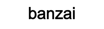 Banzai logo